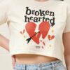 Broken Hearted Crop Tee