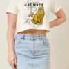 Cat Math Crop Tee