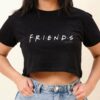 Friends Logo Crop Tee