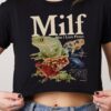 Man I Love Frogs Crop Tee