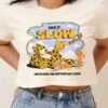 Take It Slow Crop Tee