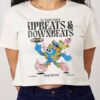 Upbeats & Downbeats Crop Tee