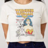 Wonder Woman Vintage Crop Tee