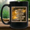 Autumn Road Full Color Personalized Multi-Names Directional Sign Mug