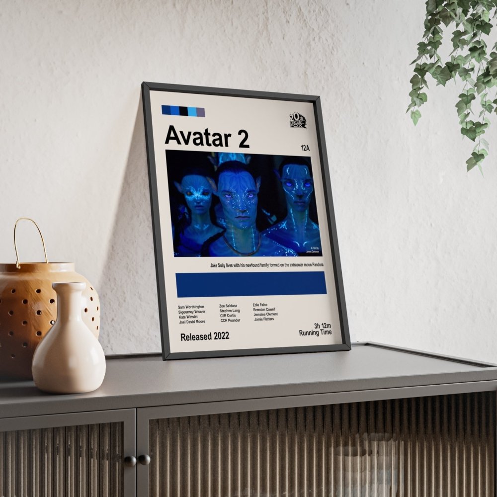 Avatar 2 Minimalist Poster – Stunning Sci-Fi Art Print Avatar 2 Minimalist Poster – Stunning Sci-Fi Art Print