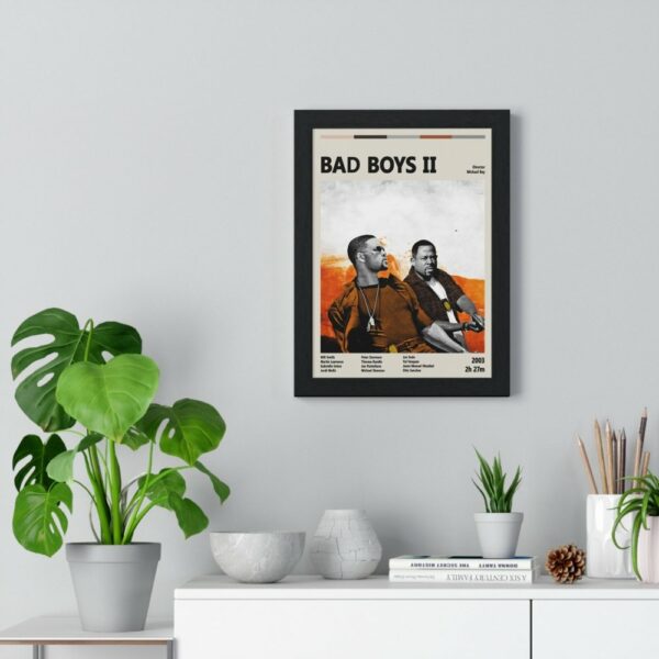 Bad Boys II Poster – High-Octane Action Comedy Art Print