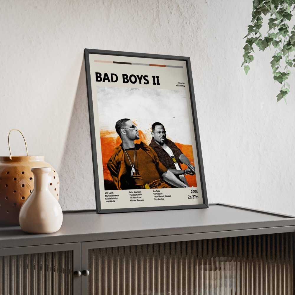 Bad Boys II Poster – High-Octane Action Comedy Art Print Bad Boys II Poster – High-Octane Action Comedy Art Print
