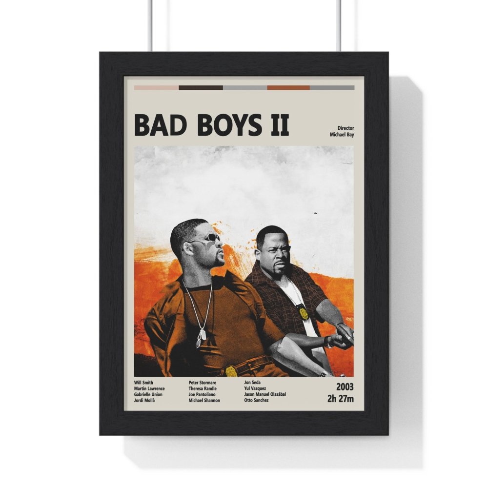 Bad Boys II Poster – High-Octane Action Comedy Art Print Bad Boys II Poster – High-Octane Action Comedy Art Print