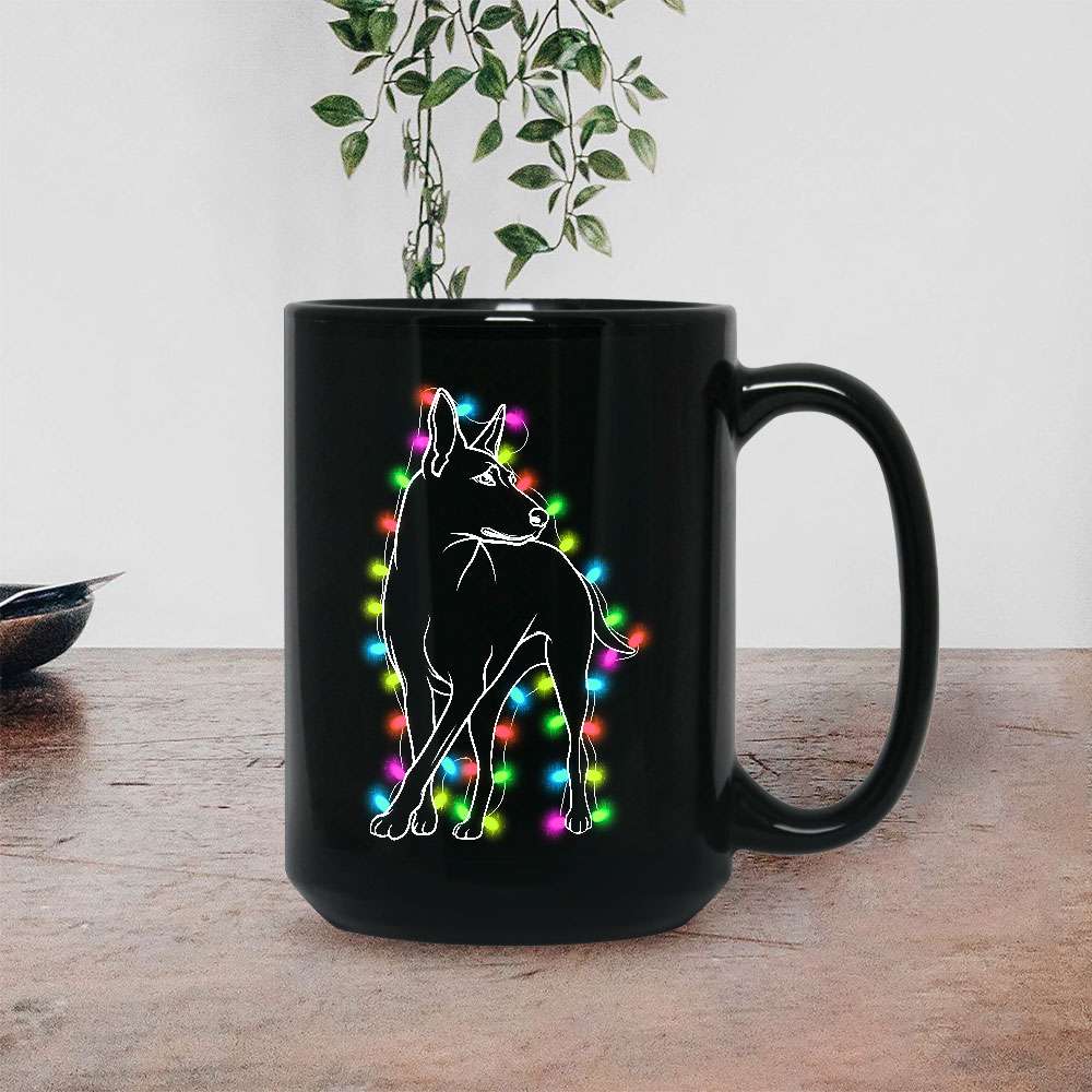 Belgian Malinois Dog Christmas Mug Belgian Malinois Dog Christmas Mug
