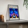 Bill & Ted’s Excellent Adventure Movie Poster – Retro Sci-Fi Comedy Art Print