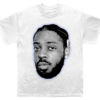 Brent Blue Glow Face T-shirt