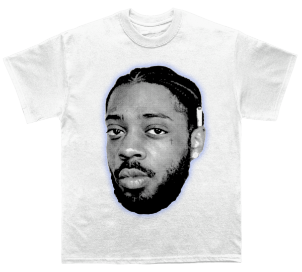 Brent Blue Glow Face T-shirt