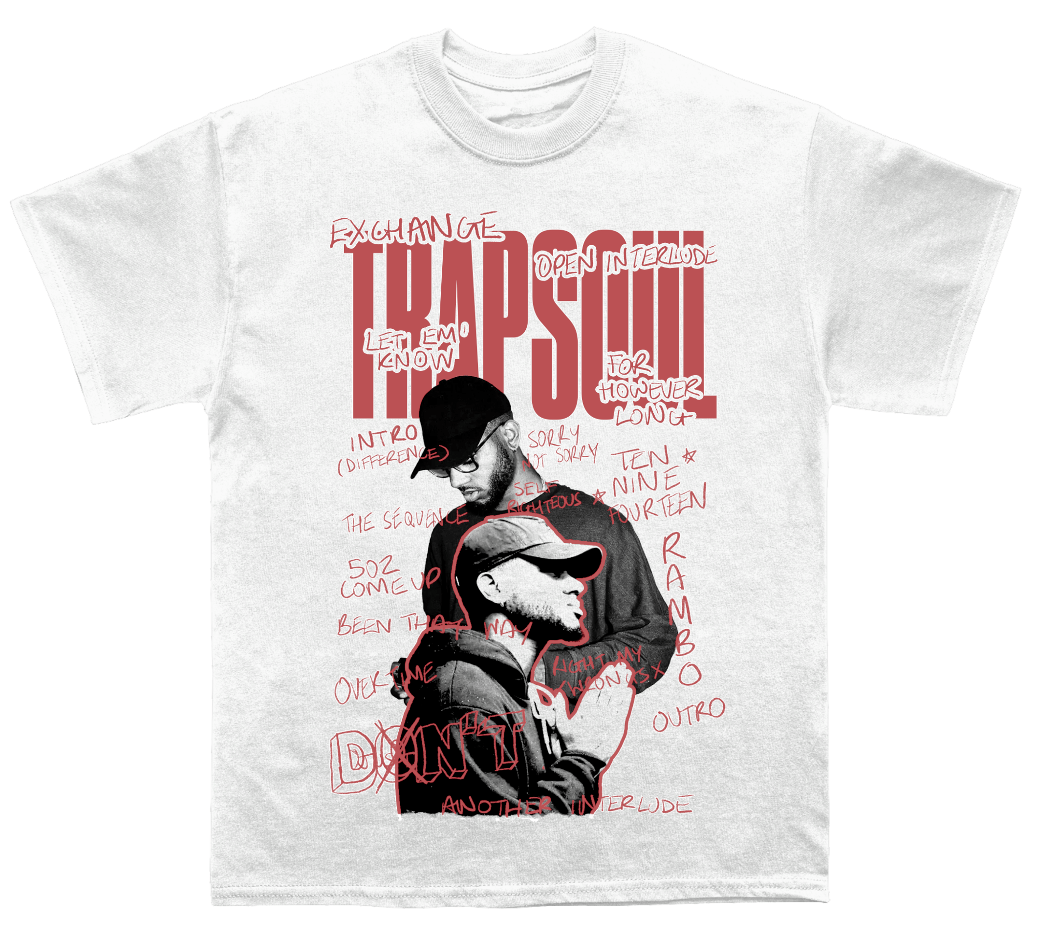 Bryson Tiller Trapsoul Sketchbook T-shirt Bryson Tiller Trapsoul Sketchbook T-shirt