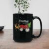 Christmas Is Coming Farmer Santa Ride Tractor Mug