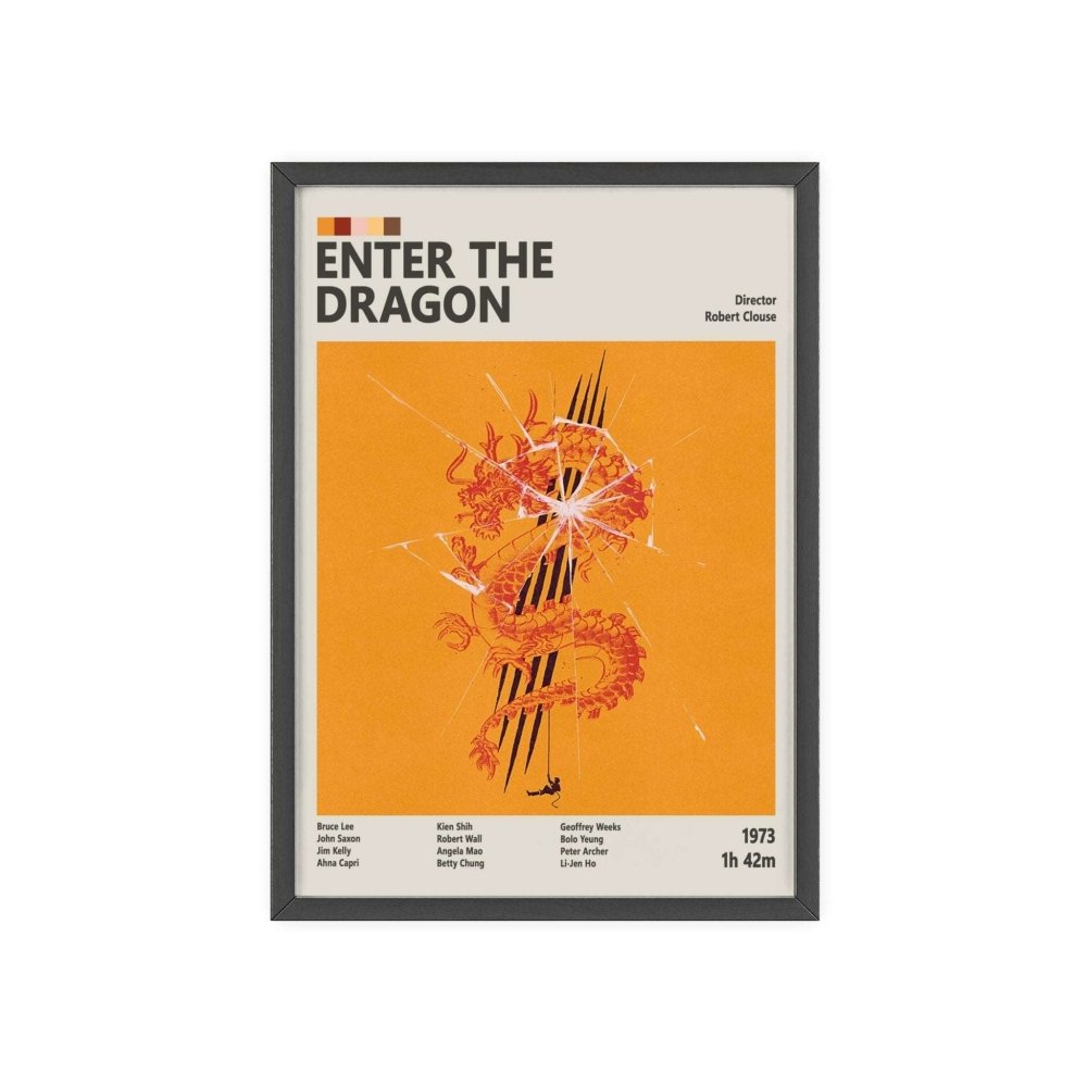 Enter the Dragon Movie Poster – Bruce Lee’s Martial Arts Classic Art Print Enter the Dragon Movie Poster – Bruce Lee’s Martial Arts Classic Art Print