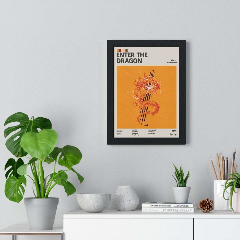 Enter the Dragon Movie Poster – Bruce Lee’s Martial Arts Classic Art Print Enter the Dragon Movie Poster – Bruce Lee’s Martial Arts Classic Art Print