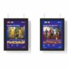 Guardians of the Galaxy Vol 1 & 2 Poster – Epic Cosmic Adventure Art Print