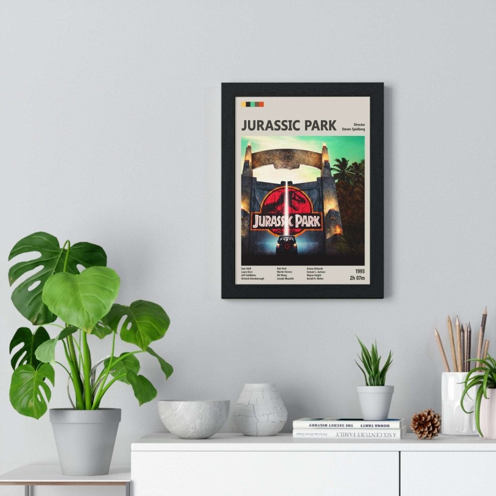 Jurassic Park Movie Poster – Iconic Dinosaur Adventure Art Print Jurassic Park Movie Poster – Iconic Dinosaur Adventure Art Print