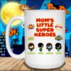 Mom’s Little Super Heroes Custom Personalized Coffee Mug