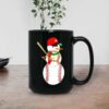 Snowman With Baseball Bat Christmas Mug