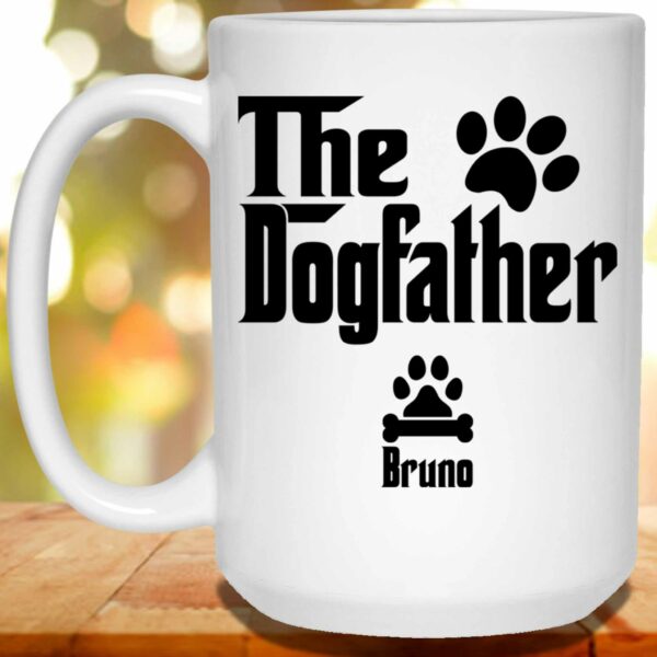The Dogfather Custom Personalized Coffee Mug