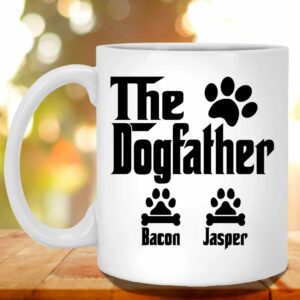 The Dogfather Custom Personalized Coffee Mug 3