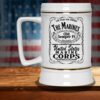 The Marine Corps Aged To Perfection Military Themed White Beer Mug