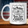 The Marine Corps Aged To Perfection Military Themed White Coffee Mugs
