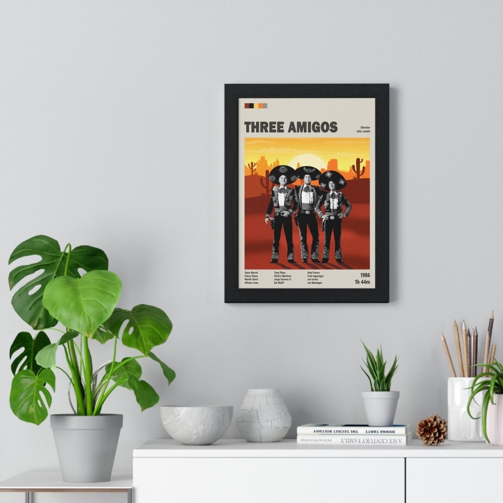 Three Amigos Movie Poster – Classic Comedy Western Art Print Three Amigos Movie Poster – Classic Comedy Western Art Print