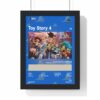 Toy Story 1, 2, 3, and 4 Movie Poster – Heartwarming Animated Adventure Art Print