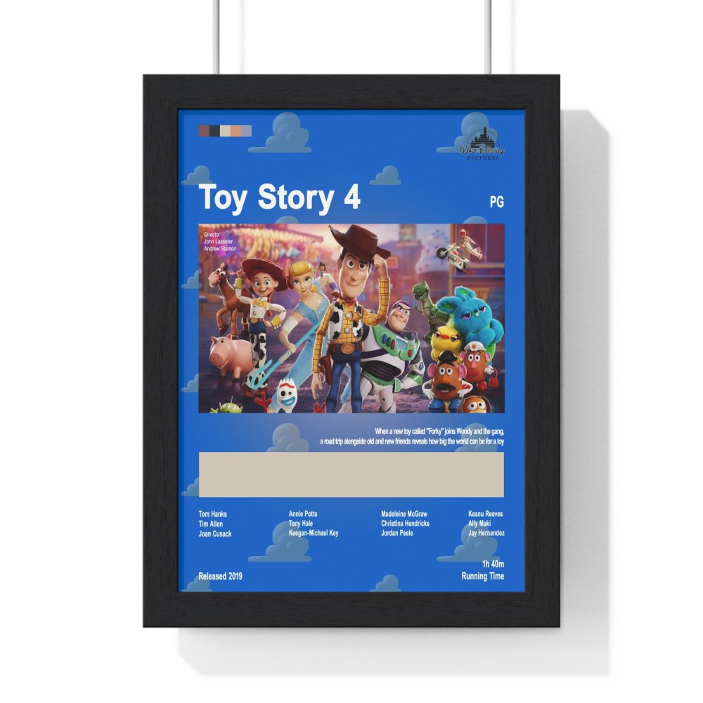 Toy Story 1, 2, 3, and 4 Movie Poster – Heartwarming Animated Adventure Art Print Toy Story 1, 2, 3, and 4 Movie Poster – Heartwarming Animated Adventure Art Print