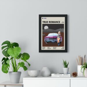 True Romance 1993 Movie Poster Quentin Tarantino's Classic Crime Romance Art Print 3