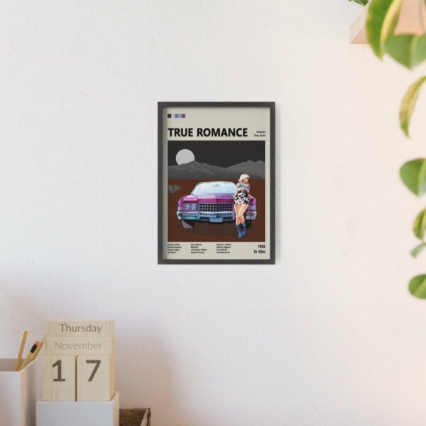 True Romance 1993 Movie Poster – Quentin Tarantino’s Classic Crime Romance Art Print