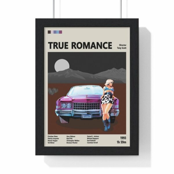 True Romance 1993 Movie Poster – Quentin Tarantino’s Classic Crime Romance Art Print