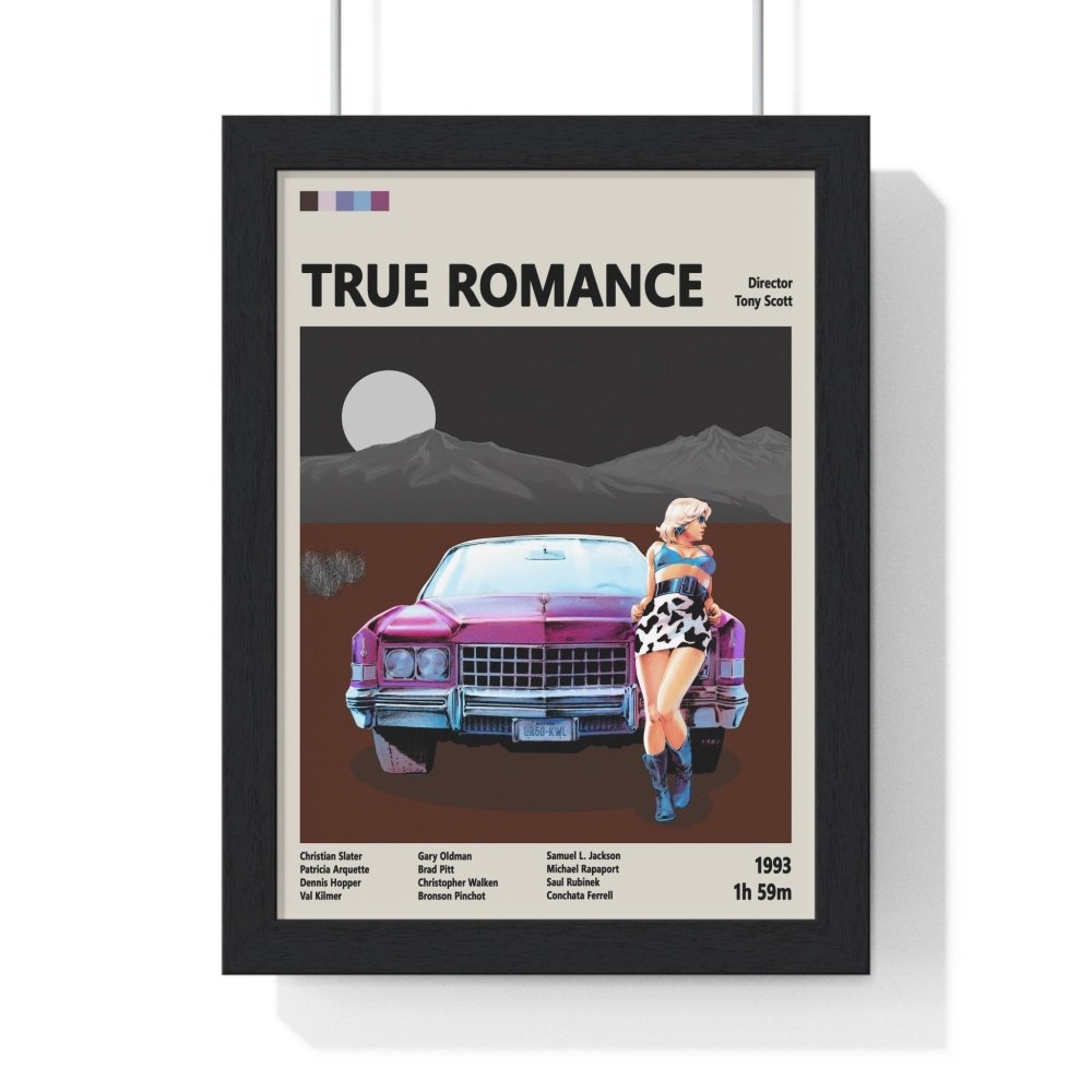 True Romance 1993 Movie Poster – Quentin Tarantino’s Classic Crime Romance Art Print True Romance 1993 Movie Poster – Quentin Tarantino’s Classic Crime Romance Art Print