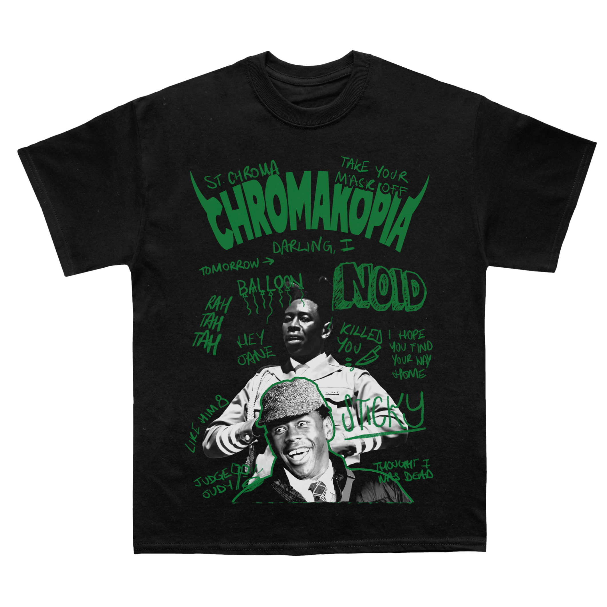 Tyler Chromakopia Sketchbook T-shirt Tyler Chromakopia Sketchbook T-shirt