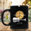 Whisper Words Of Wisdom Let It Be Tree-line Full Moon Black Coffee Mugs