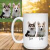 Your Dog’s Picture Custom Personalized White Coffee Mugs