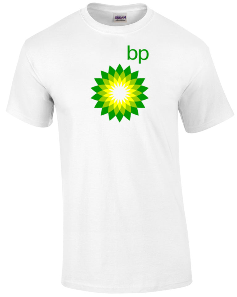 BP British Petroleum oil company t-shirt BP British Petroleum oil company t-shirt