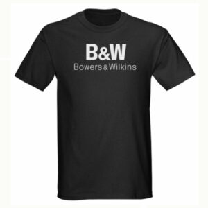 B&W Bowers and Wilkins speakers t-shirt