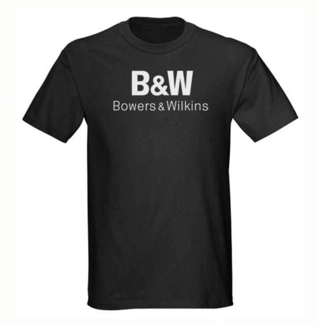B&W Bowers and Wilkins speakers t-shirt B&W Bowers and Wilkins speakers t-shirt