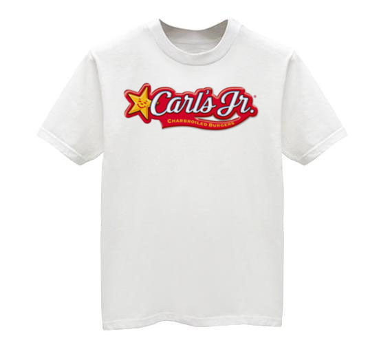 CARL'S JR Fast Food restaurant t-shirt CARL'S JR Fast Food restaurant t-shirt