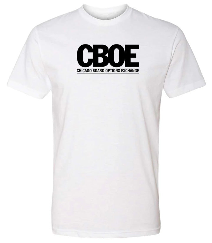 CBOE Chicago Board Options Exchange T-shirt CBOE Chicago Board Options Exchange T-shirt