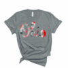 Cursive Ohio Tie Dye Print 1 Bella Canvas Tee