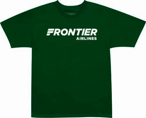 FRONTIER Airlines Flight T-shirt FRONTIER Airlines Flight T-shirt