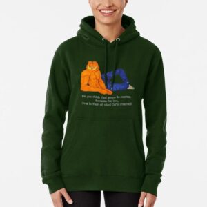 Garfield Do You Think God Stays In Heaven Hoodie