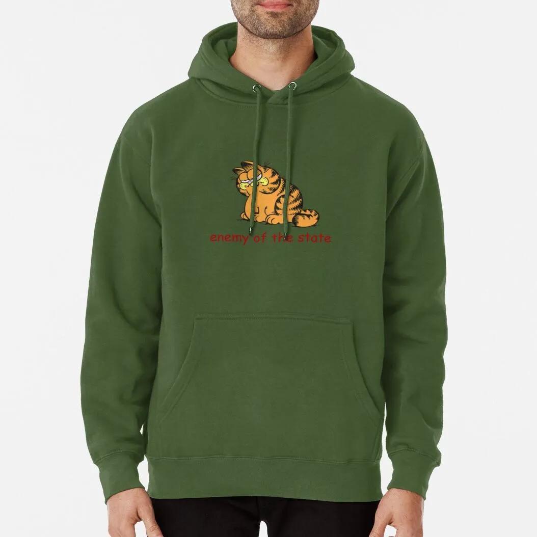 Garfield Enemy Of The State Hoodie Garfield Enemy Of The State Hoodie