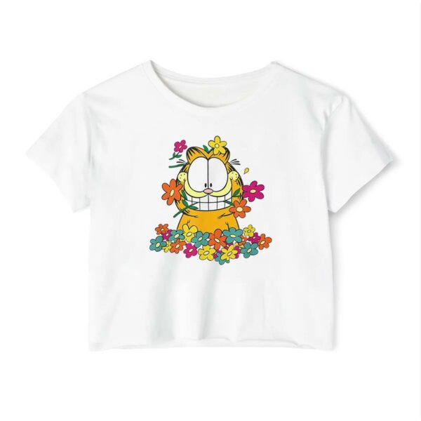 Garfield Happy in the Garden Crop Top
