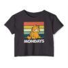Garfield Mondays Retro Sunset Crop Top
