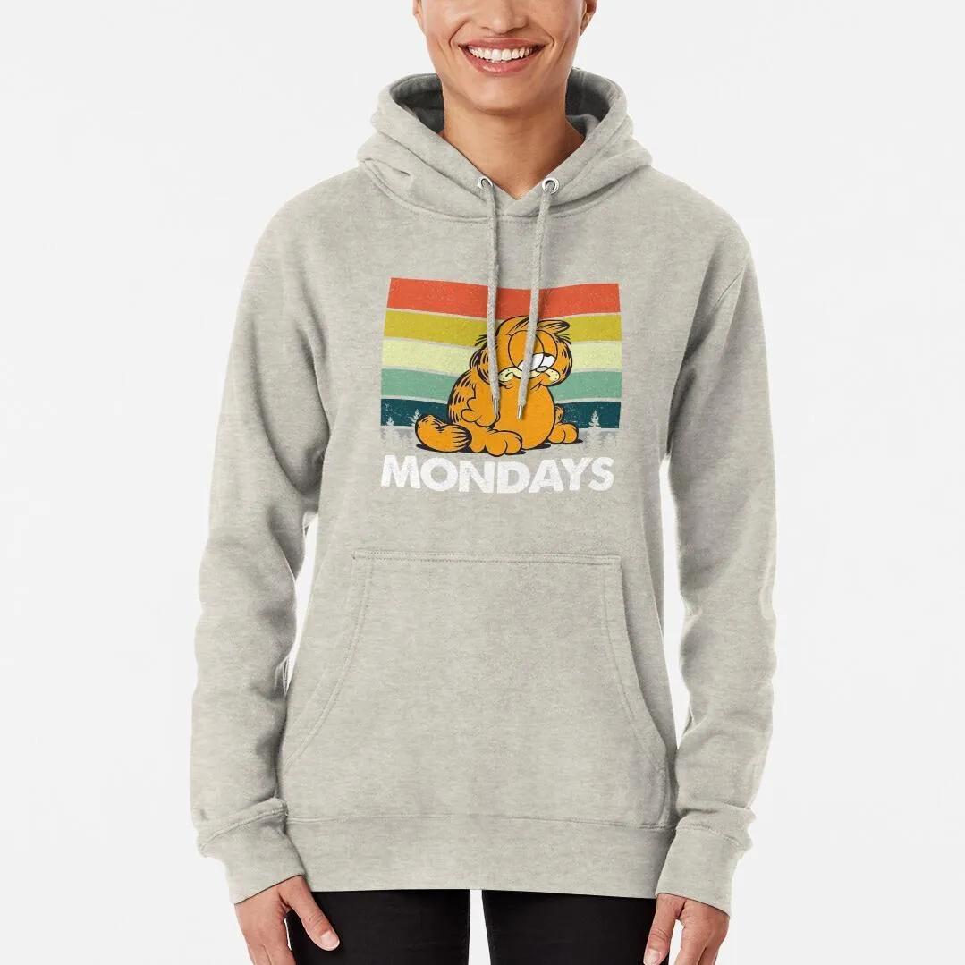 Garfield Mondays Retro Sunset Hoodie Garfield Mondays Retro Sunset Hoodie